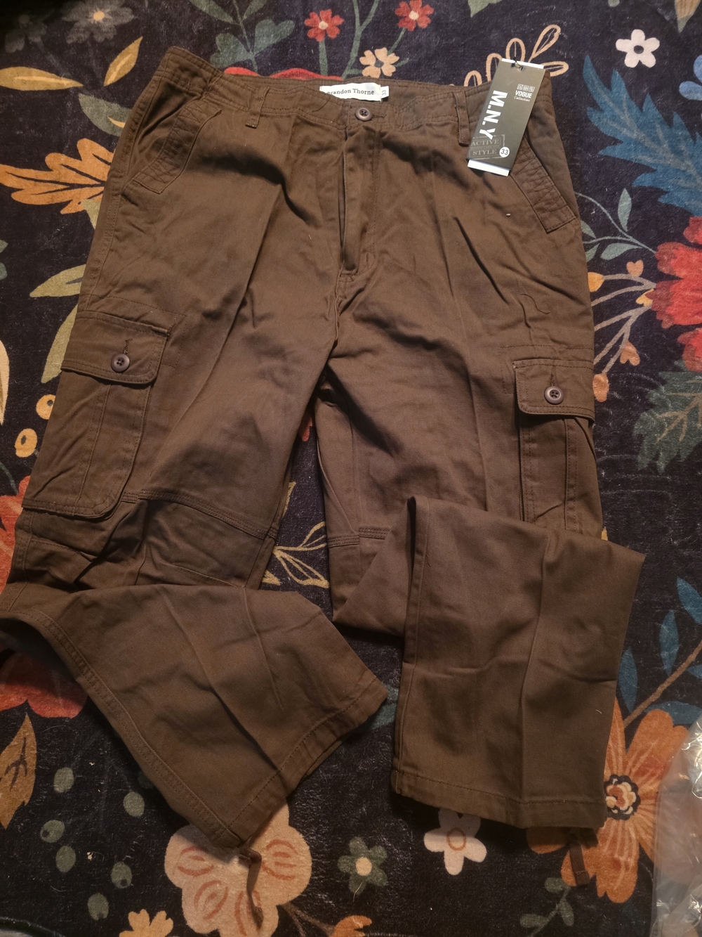 Men's Brown Cargo Pants - Unbranded